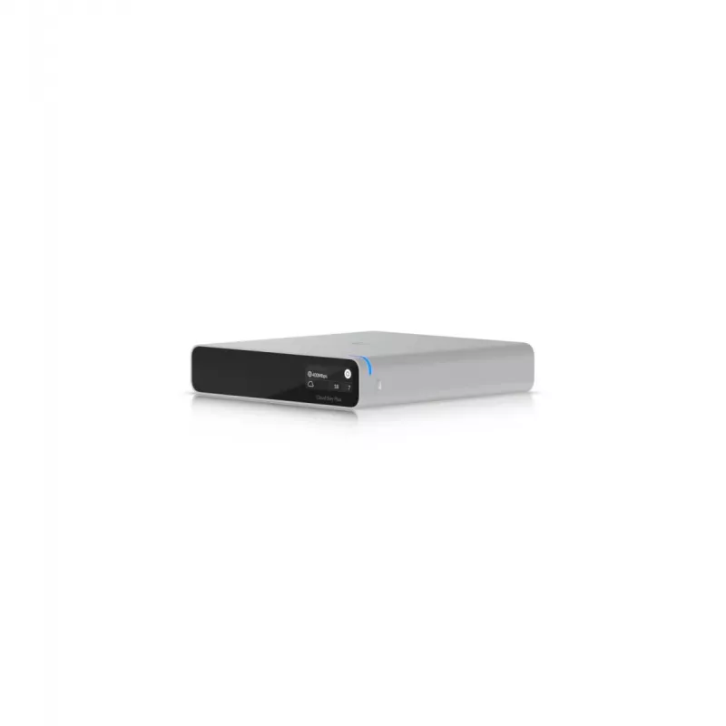 Tinklo šliuzas/valdiklis UBIQUITI CloudKey+ UCK-G2-SSD su 1 TB SSD, 3 GB RAM, OLED ekranu, PoE, Gigabit Ethernet