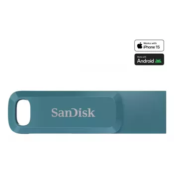 WESTERN DIGITAL SanDisk Ultra Dual Drive Go - 512GB USB atmintukas - USB-C / USB-A - Navagio Bay