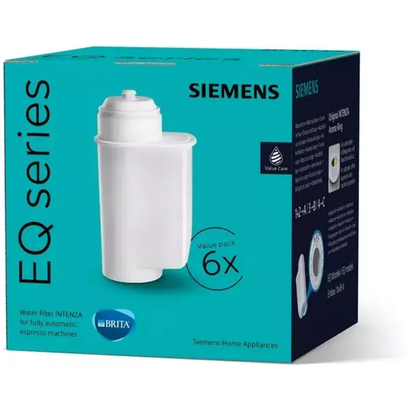 Vandens filtras Siemens TZ70063A suderinamumas EQ serijai 6 vnt.