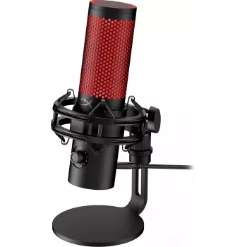 HyperX QuadCast 2 - USB mikrofonas (juodas), Podkastų mikrofonas, -7,5 dB, 20 - 20000 Hz, 0,05%, 32 Ω, 24 bitai