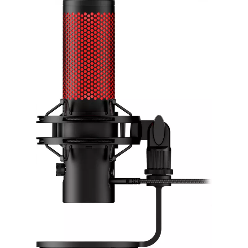 HyperX QuadCast 2 - USB mikrofonas (juodas), Podkastų mikrofonas, -7,5 dB, 20 - 20000 Hz, 0,05%, 32 Ω, 24 bitai