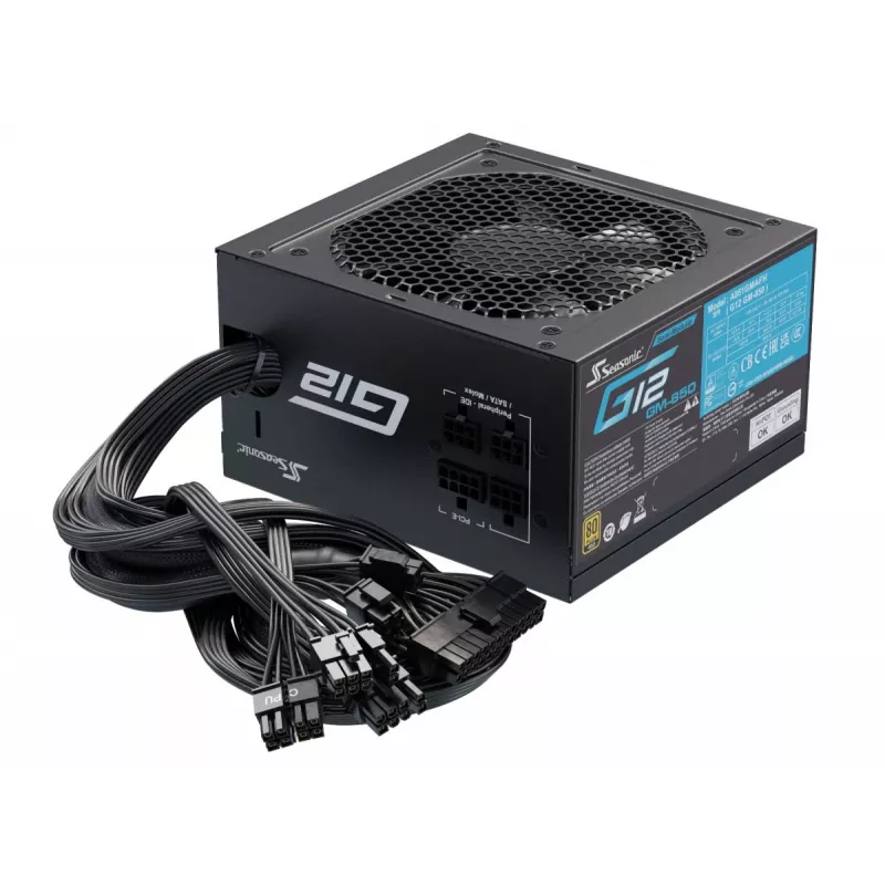 SEASONIC G12 Gm maitinimo blokas 850 W 20+4 kontaktų ATX ATX juodas