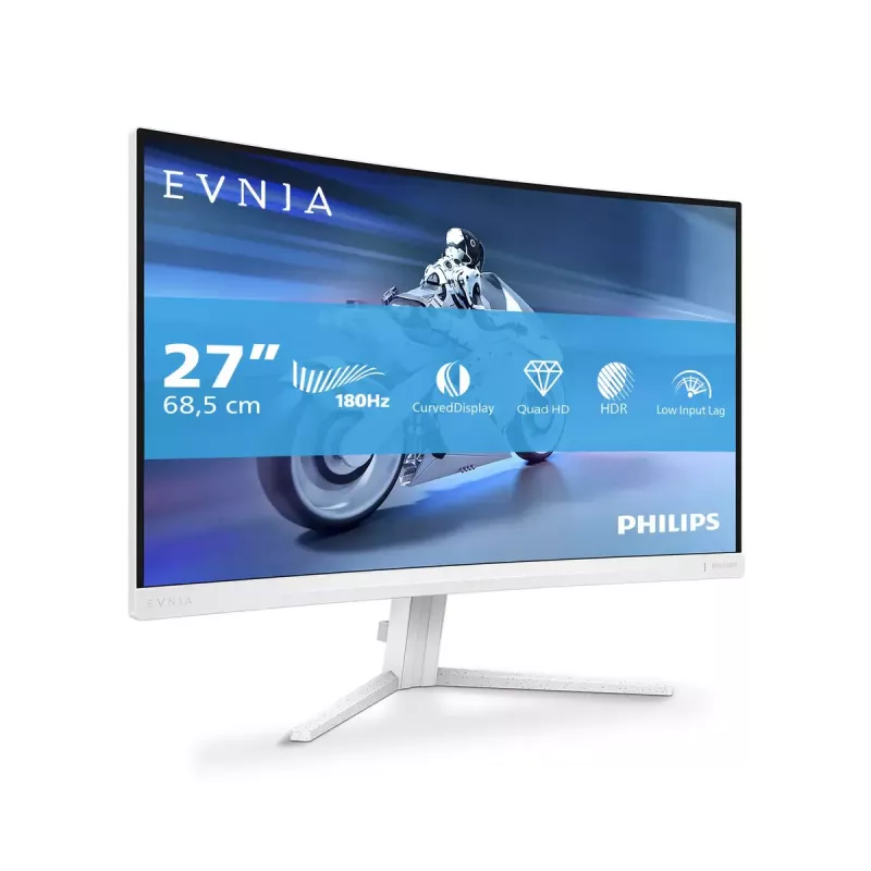 Philips Evnia 5000 27M2C5501/00 kompiuterio monitorius 68,6 cm (27 colių) 2560 x 1440 pikselių Quad HD LCD Baltas
