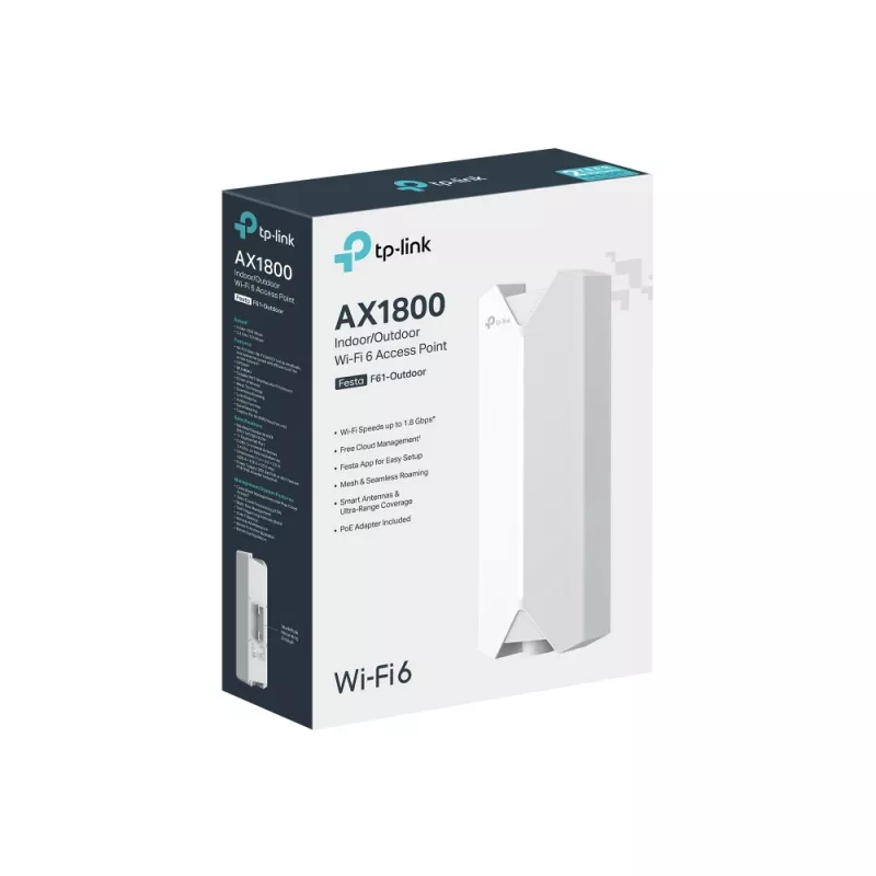 TP-Link Festa F61-Outdoor 1800 Mbit/s baltas maitinimas per Ethernet (PoE)