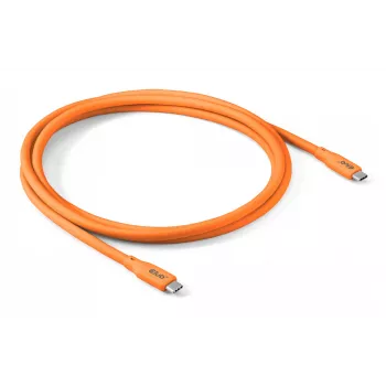 CLUB3D Kabel / Adapter USB kabelis USB4 Gen 2x2 2 m USB C oranžinis