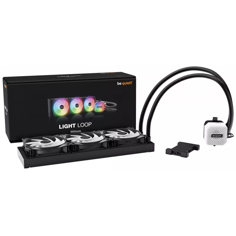 be quiet LIGHT LOOP 360mm Black procesoriaus viskas viename skystas aušintuvas 12 cm 1 vnt.