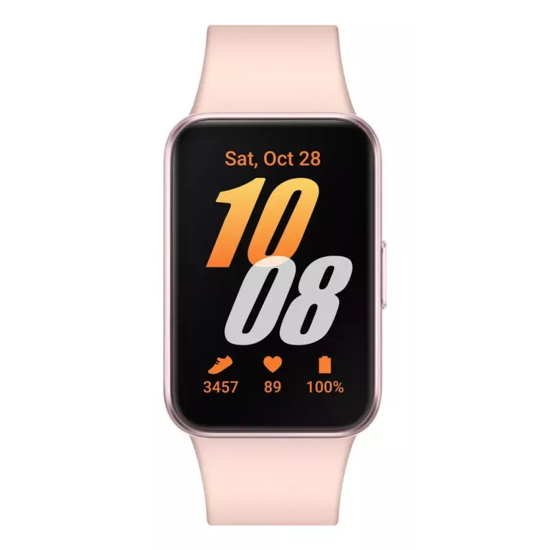 Samsung Galaxy Fit3 4,06 cm (1,6 colio) AMOLED 40 mm Skaitmeninis 256 x 402 pikseliai Liečiamas ekranas Rožinis auksas