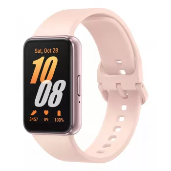 Samsung Galaxy Fit3 4,06 cm (1,6 colio) AMOLED 40 mm Skaitmeninis 256 x 402 pikseliai Liečiamas ekranas Rožinis auksas