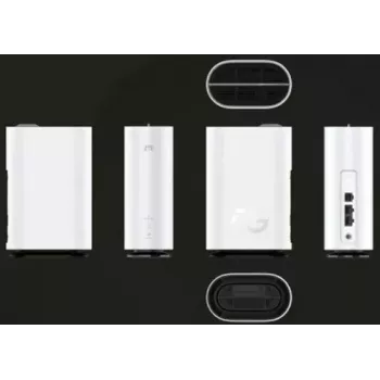 Stalinis maršrutizatorius ZTE G5C dviejų dažnių Wi-Fi 802.11ac (Wi-Fi 6 AX1800, NanoSIM, 2×Gigabit LAN, USB-A)