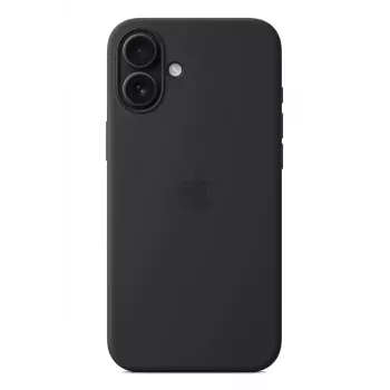APPLE iPhone 16 Plus - Silikoninis dėklas su MagSafe - Juodas