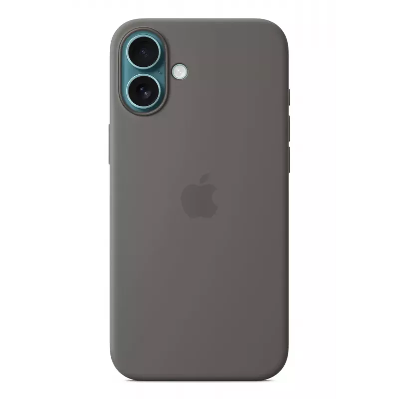 APPLE Silikoninis dėklas su MagSafe, skirtas iPhone 16 Plus, Stone Pilka