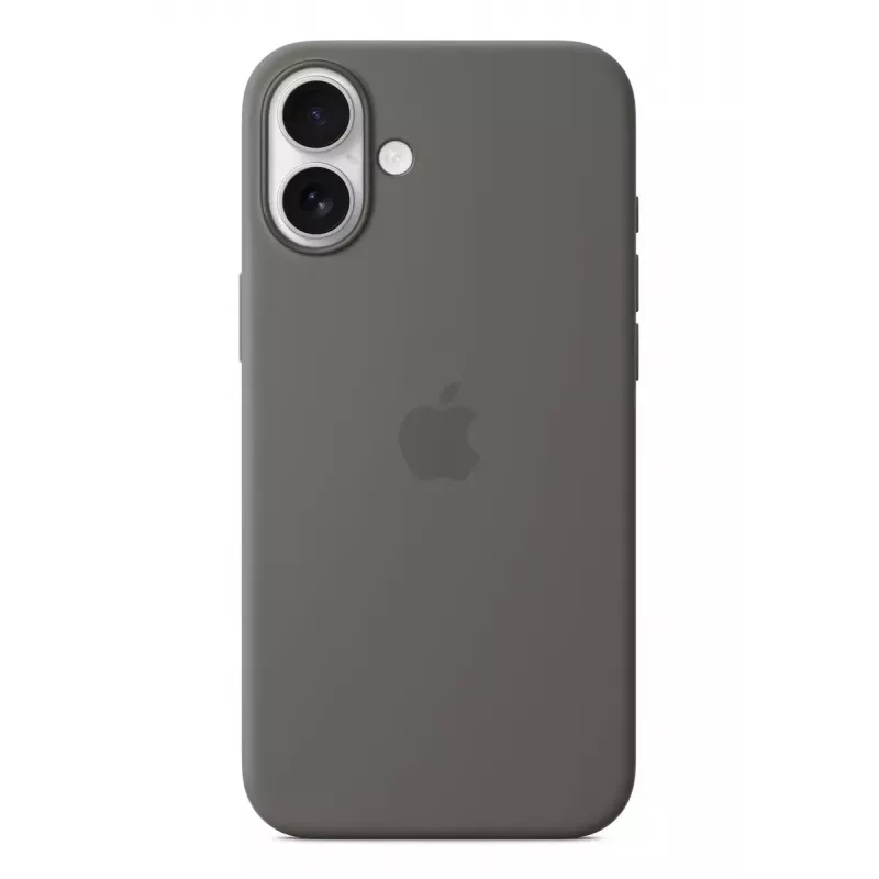 APPLE Silikoninis dėklas su MagSafe, skirtas iPhone 16 Plus, Stone Pilka