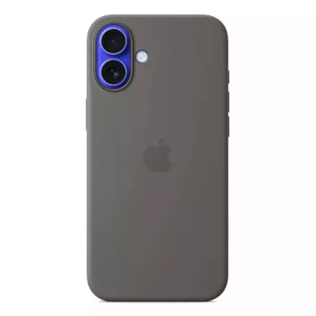 APPLE Silikoninis dėklas su MagSafe, skirtas iPhone 16 Plus, Stone Pilka