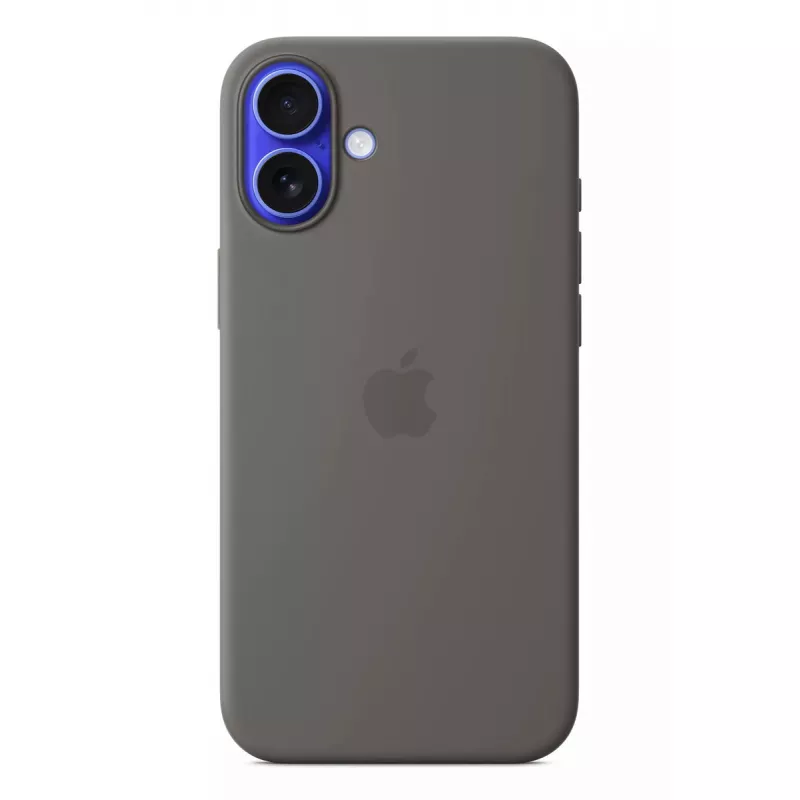 APPLE Silikoninis dėklas su MagSafe, skirtas iPhone 16 Plus, Stone Pilka