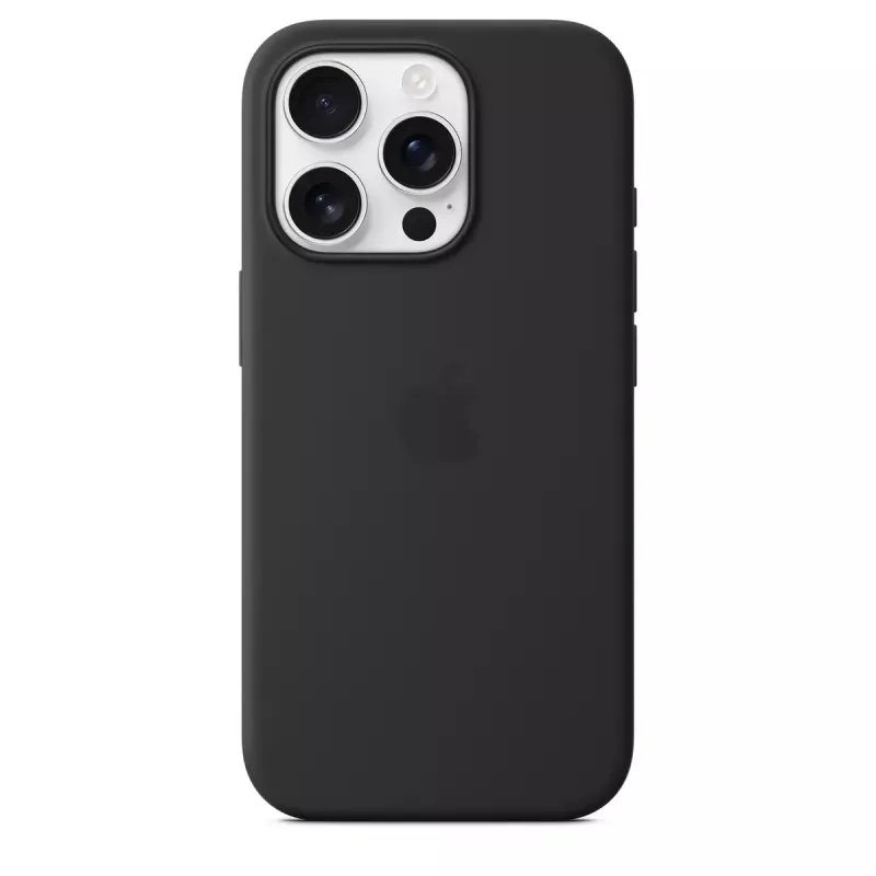 APPLE Apple Silikono Dėklas su MagSafe, skirtas iPhone 16 Pro, juodas