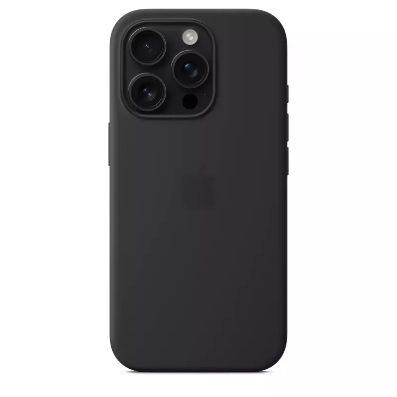 APPLE Apple Silikono Dėklas su MagSafe, skirtas iPhone 16 Pro, juodas