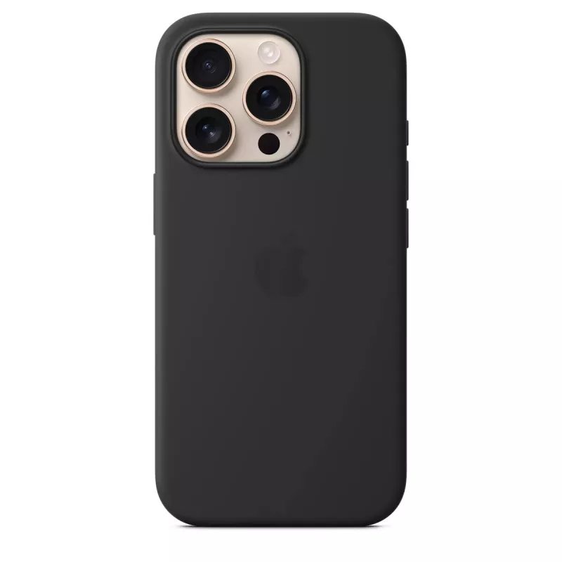 APPLE Apple Silikono Dėklas su MagSafe, skirtas iPhone 16 Pro, juodas