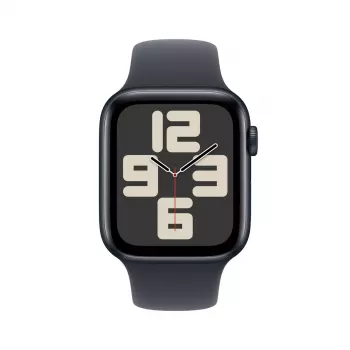 Išmanusis laikrodis Apple Watch SE GPS 44mm vidurnakčio aliuminio korpusas juodas