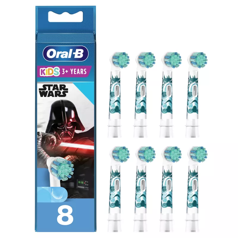 Oral-B Kids 81748450 dantų šepetėlio galvutė 8 vnt. Įvairiaspalvė