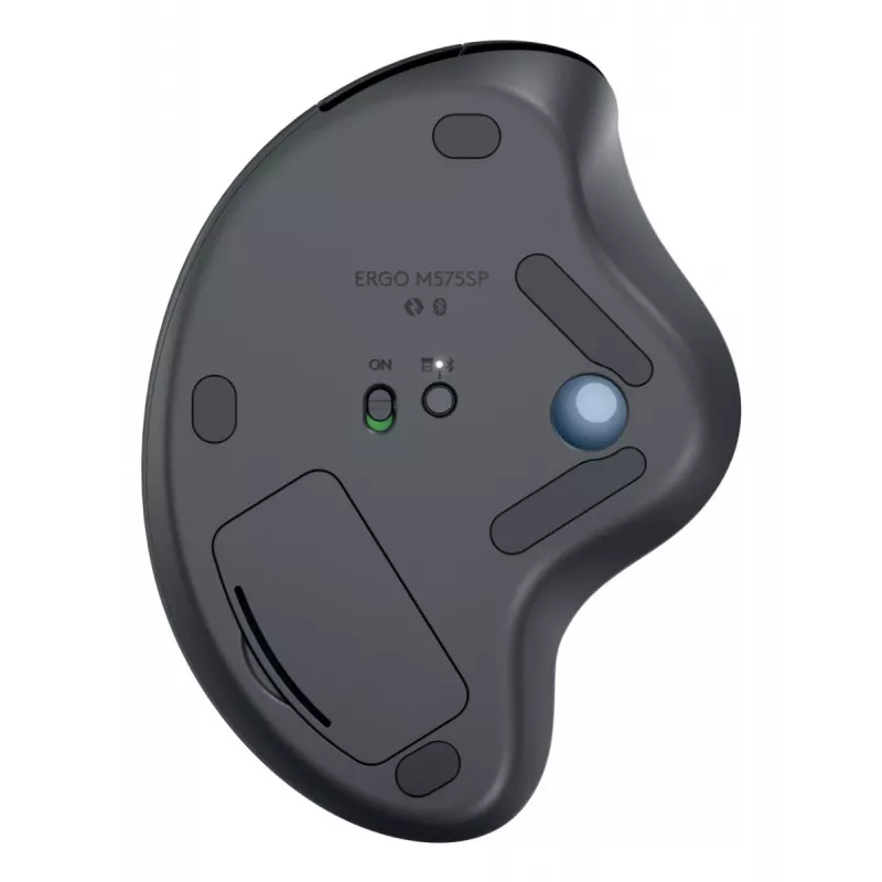 LOGITECH Ergo M575s belaidis rutulinis manipuliatorius - grafito+mėlynas rutulys