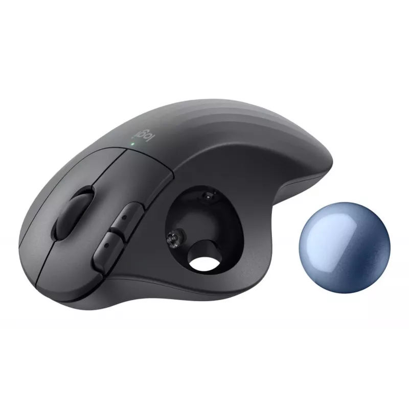 LOGITECH Ergo M575s belaidis rutulinis manipuliatorius - grafito+mėlynas rutulys
