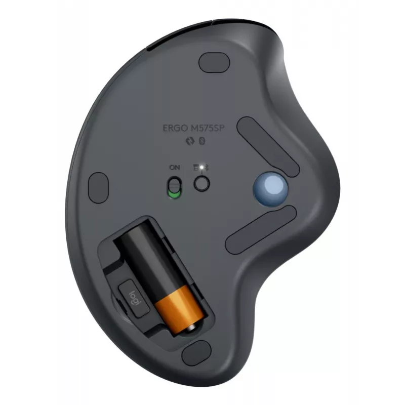 LOGITECH Ergo M575s belaidis rutulinis manipuliatorius - grafito+mėlynas rutulys