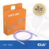 USB C laidas CLUB3D CAC-3004 2m violetinis