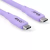 USB C laidas CLUB3D CAC-3004 2m violetinis
