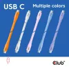 USB C laidas CLUB3D CAC-3004 2m violetinis