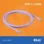 USB C laidas CLUB3D CAC-3004 2m violetinis