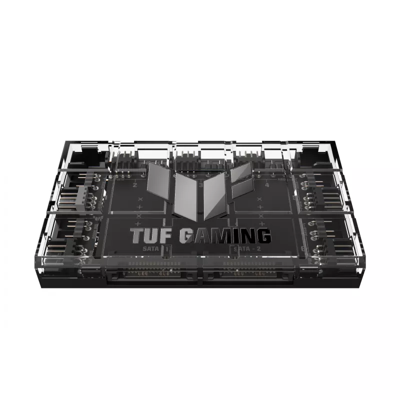Ventiliatoriaus valdiklis ASUS TUF Gaming ARGB PWM Fan Hub 4 kontaktų Juoda
