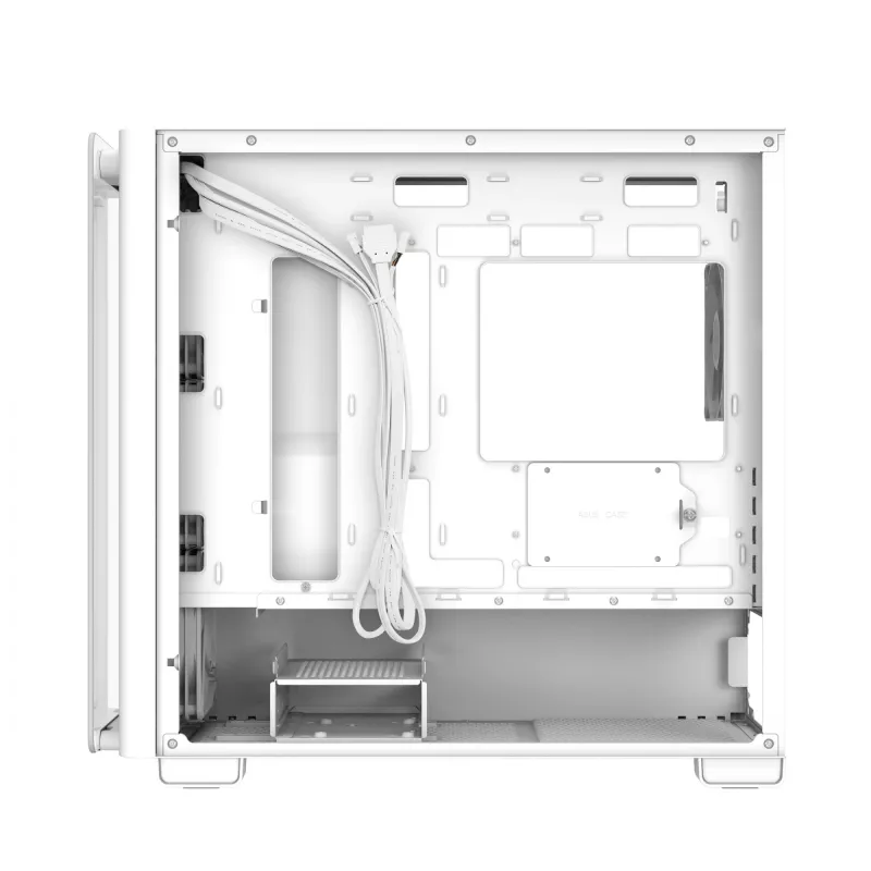 ASUS A23 PLUS TG ARGB WHITE, PC, Balta, micro ATX, Mini-ITX, Multi, 16,5 cm, 38 cm