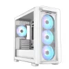 ASUS A23 PLUS TG ARGB WHITE, PC, Balta, micro ATX, Mini-ITX, Multi, 16,5 cm, 38 cm