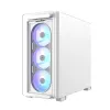 ASUS A23 PLUS TG ARGB WHITE, PC, Balta, micro ATX, Mini-ITX, Multi, 16,5 cm, 38 cm