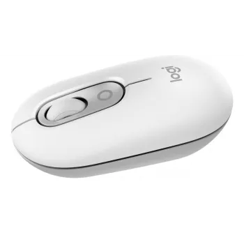 LOGITECH Pop Mouse - Pritaikomi jaustukai - Belaidis - Off Balta