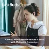 Ausinės „Sony LinkBuds Open“ WFL910B – belaidės Bluetooth į ausį, 20–20 000 Hz, 10 m atstumas, 63 g, juodos