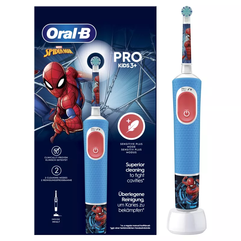 Oral-B Kids elektrinis dantų šepetėlis Vaikams Sukamasis dantų šepetėlis Daugiaspalvis