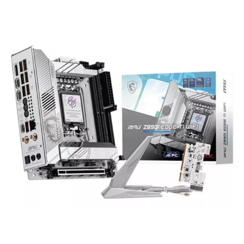 MSI MPG Z890I EDGE TI WIFI pagrindinė plokštė Intel Z890 LGA 1851 (Socket V1) mini ITX