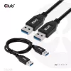 CLUB3D USB Typee-A Gen2(10G) kabelis, 3A M/M 0.5m / 1.64 ft