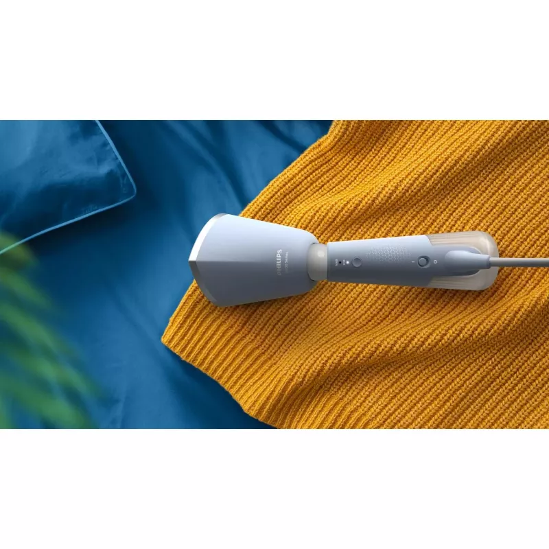 Philips 5000 serijos rankinis garintuvas, Rankinis drabužių garintuvas, 0,12 l, 0,58 min., Mėlyna, Šviesiai mėlyna, 24 g/min.
