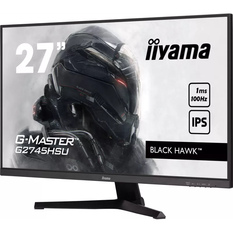 iiyama G-MASTER G2745HSU-B2 kompiuterio monitorius 68,6 cm (27 colių) 1920 x 1080 pikselių Full HD LED juodas