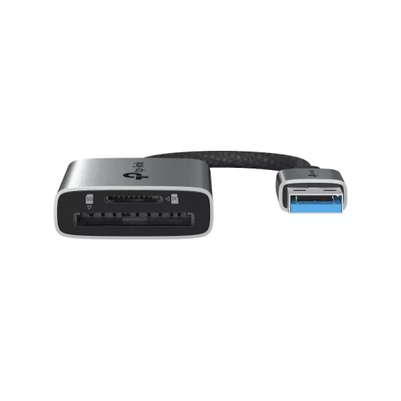 Kortelių skaitytuvas TP-LINK UA430 USB 3.2 Gen 1 Type-C — MicroSD / SD, Pilka
