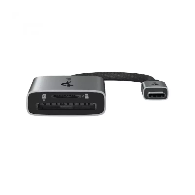 TP-Link UA430C kortelių skaitytuvas USB 3.2 Gen 1 (3.1 Gen 1) Type-C pilkas
