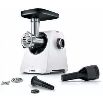 Mėsmalė Bosch Serie 4 MFWS420W 1300 W, 2 greičiai, atbulinė eiga, balta