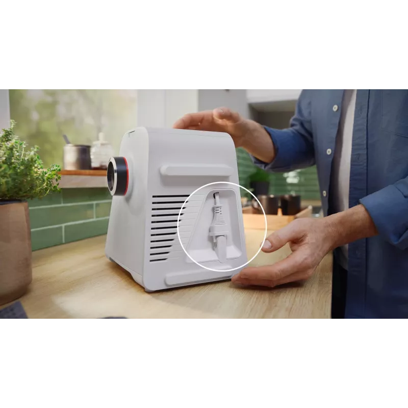 Mėsmalė Bosch Serie 4 MFWS420W 1300 W, 2 greičiai, atbulinė eiga, balta