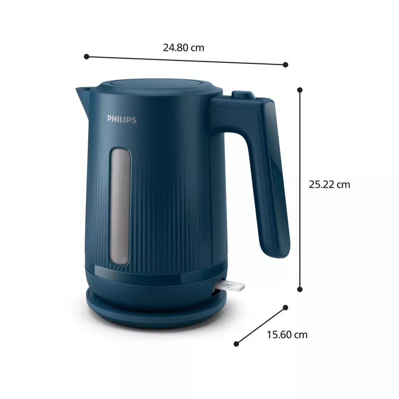 Philips 3000 serijos HD9411/70 elektrinis virdulys 1.7 l 2200 W mėlynas