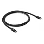 USB Type-C laidas CLUB3D CAC-1570 1,2 m — 80 Gbps, 240 W, palaiko 8K@240 Hz, juodas