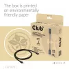 USB Type-C laidas CLUB3D CAC-1570 1,2 m — 80 Gbps, 240 W, palaiko 8K@240 Hz, juodas