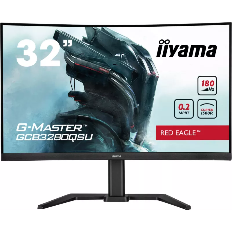 iiyama G-MASTER GCB3280QSU-B2 kompiuterio monitorius 80 cm (31,5 colio) 2560 x 1440 pikselių Dual QHD LED juodas