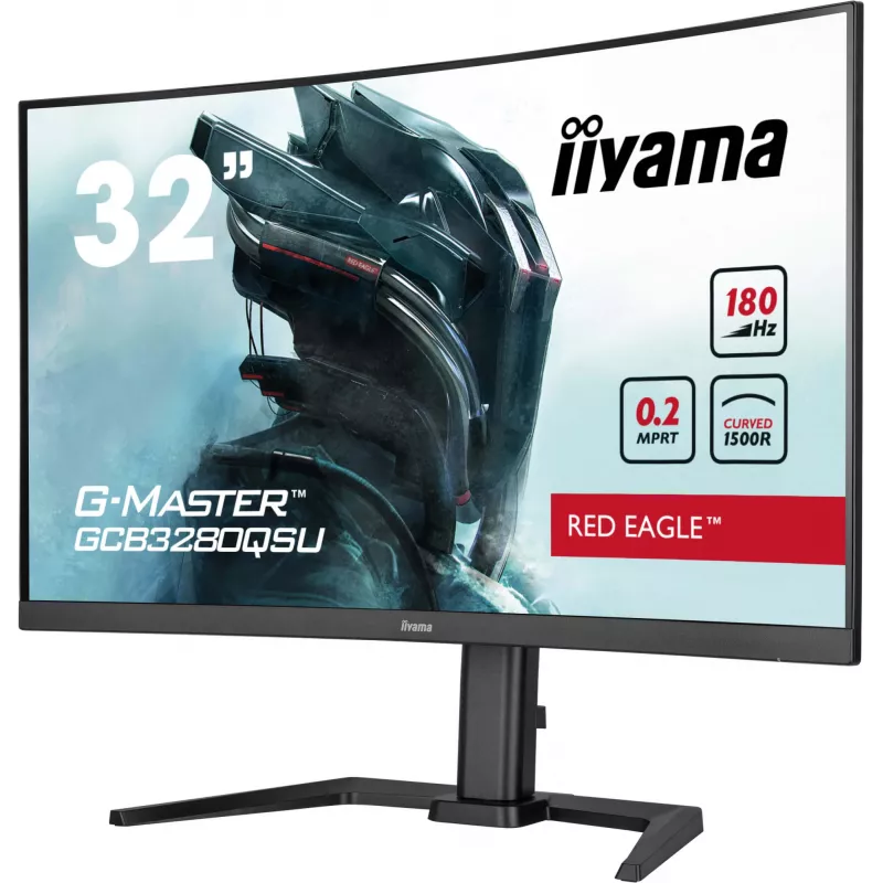 iiyama G-MASTER GCB3280QSU-B2 kompiuterio monitorius 80 cm (31,5 colio) 2560 x 1440 pikselių Dual QHD LED juodas